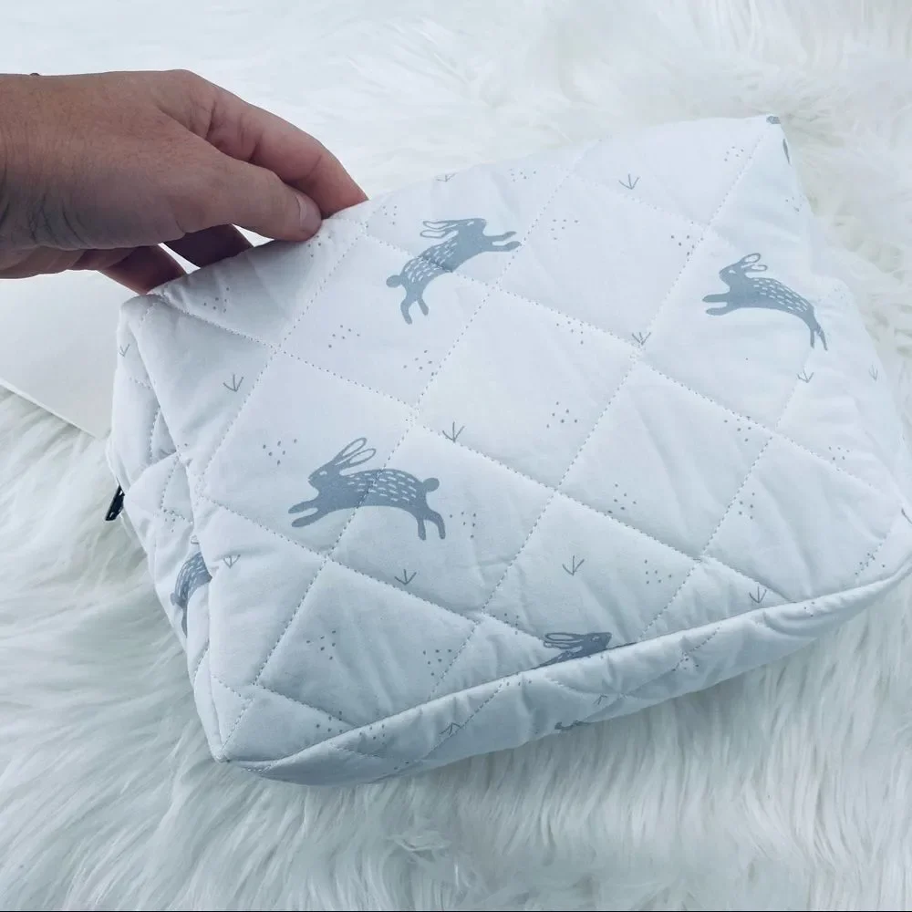 NWT Maison Charlotte Bunnies rabbits Belleville Baby toiletry diaper‎ Bag NWT